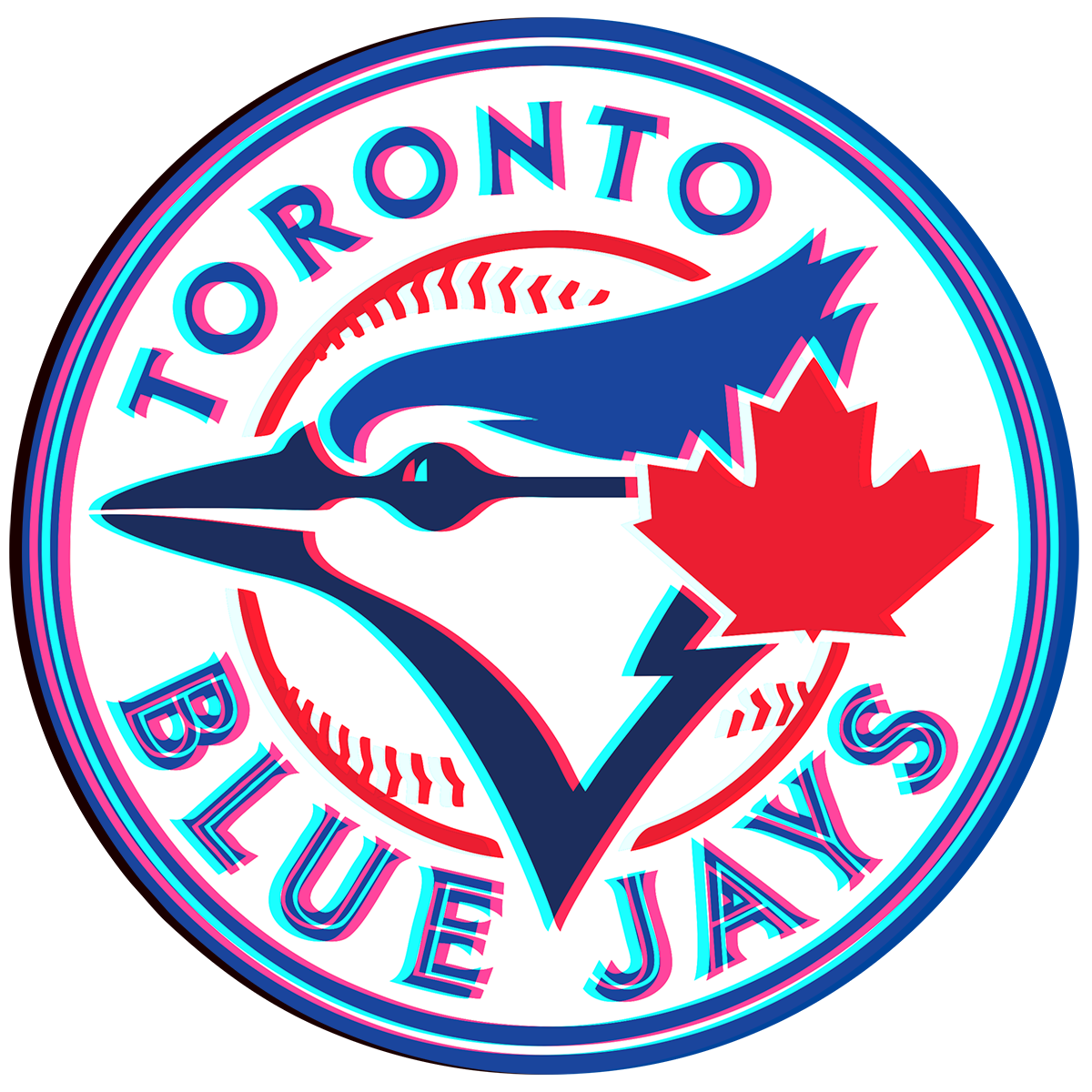 Phantom Toronto Blue Jays logo iron on paper